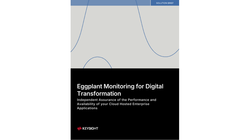 Eggplant Monitoring for Digital Transformation